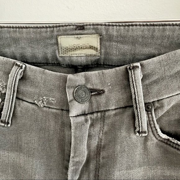 Mother The Looker Ankle Fray distressed jeans in Last Chance Saloon size - Picture 4 of 11